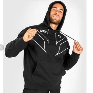 Venum UFC Fight Night 2.0 Replica Full Zip Hoodie Black Mens Medium